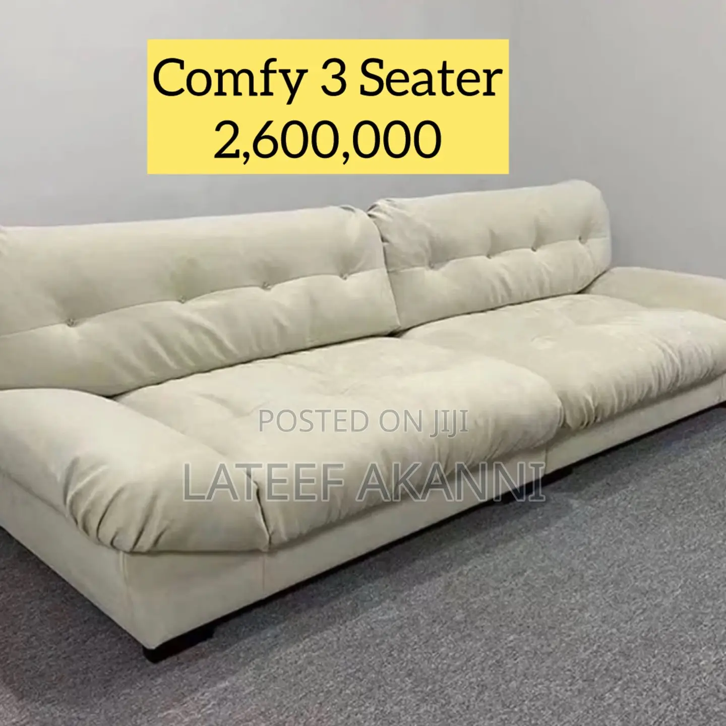 Comfy 3 Seater