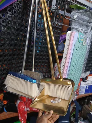 Pure Stainless Gold and Silver Broom and Packar