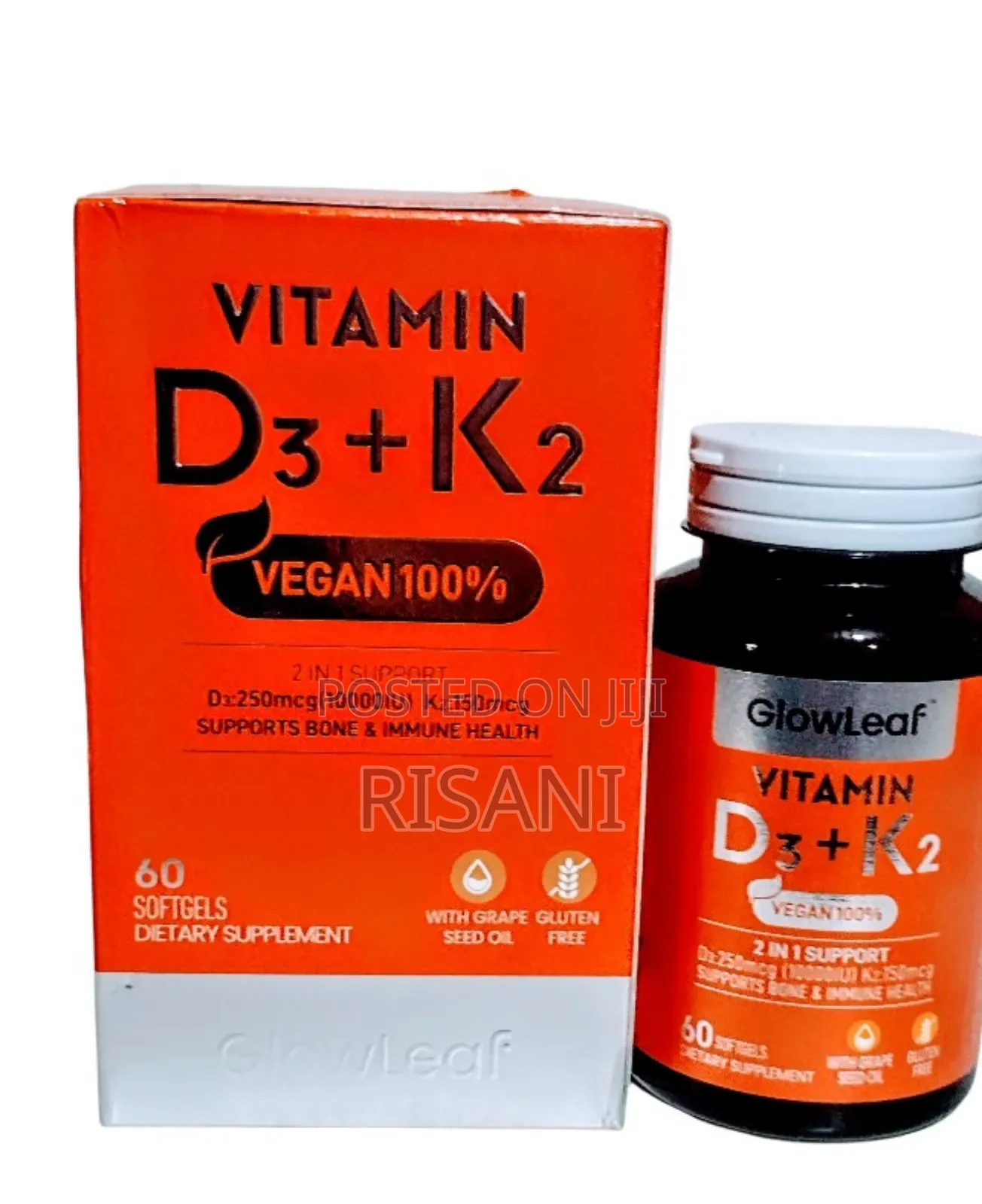 D3+ Bone Supplement by 60 Soft Gels