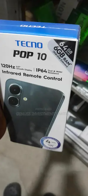 New Tecno Pop 10 64 GB Gray