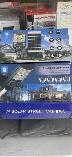Solar Street Light With Dual Lens CCTV