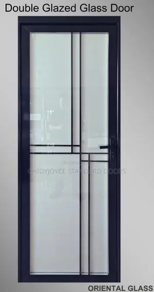 Double Glazed Glass Door Use for Bathrooms Toilets