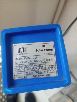 Solar Pump Samking 0.5hp Dc Only