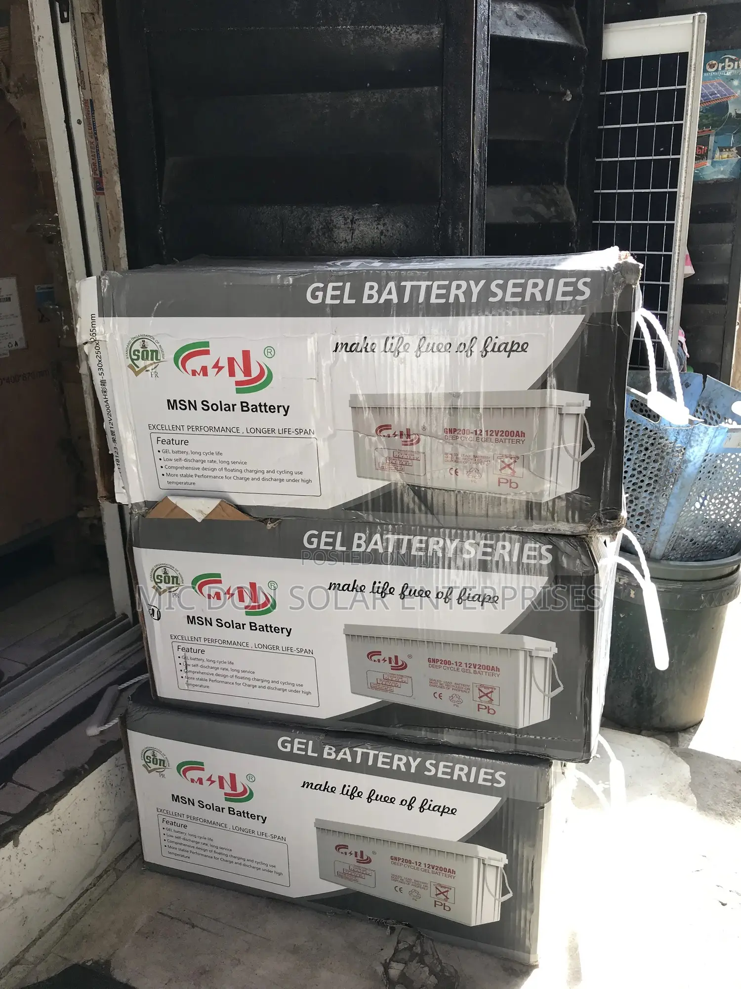 MSN 200ah Drycell Battery