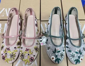 Zara Transparent Flat Slide Sandals