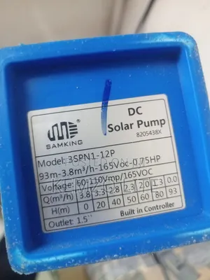 Solar Pump Samking 0.75hp Dc Only