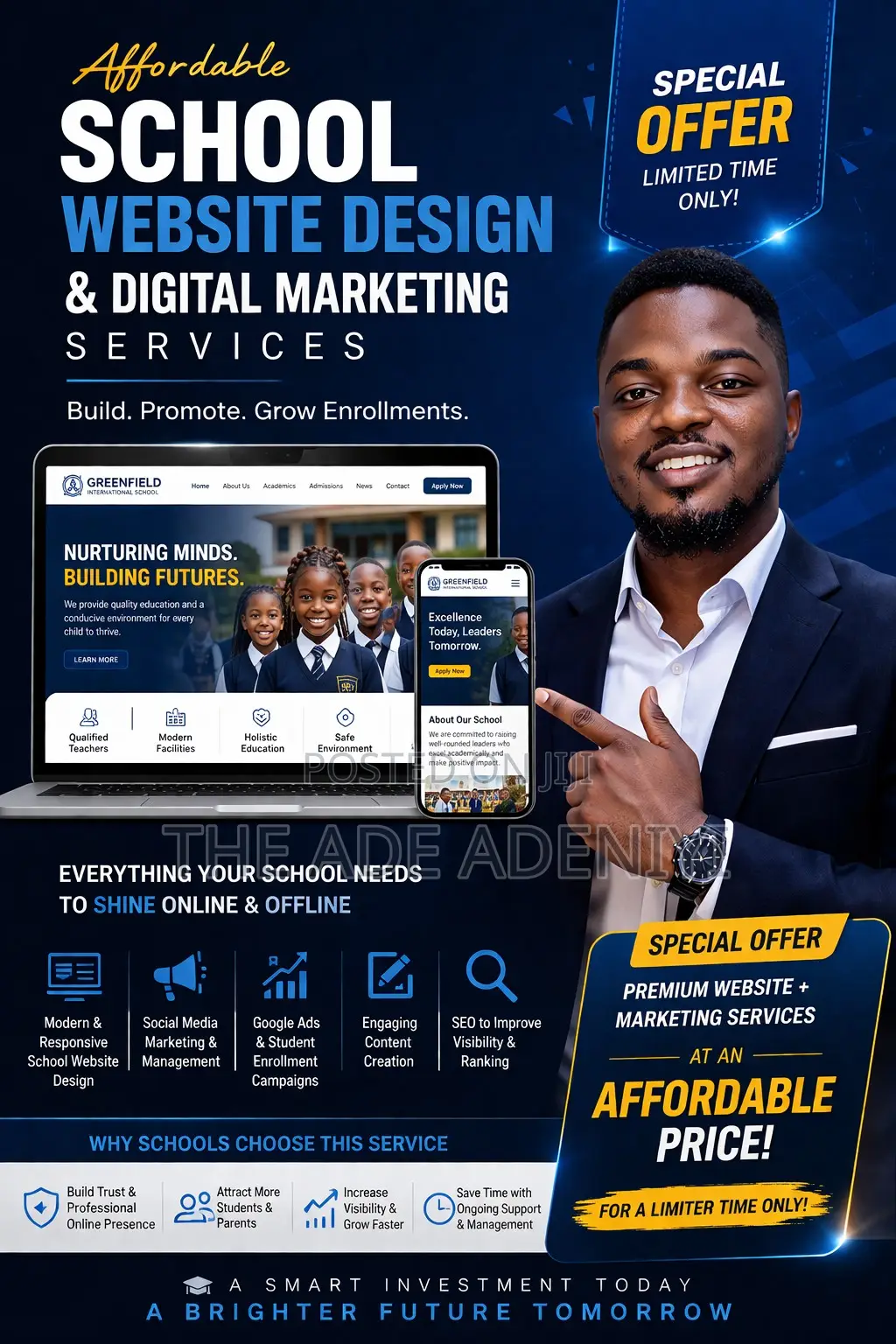 I Help Schools Design Modern, Professional Websites