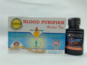 Blood Purifier Tea+Detox Plus Capsules:For Detoxification Cleansing
