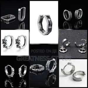 Gothic Aesthetic Earrings (Piercing And Non - Piercing)