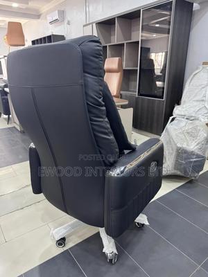 Animal Skin Leather Super Executive Office Chair