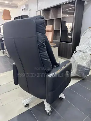 Animal Skin Leather Super Executive Office Chair
