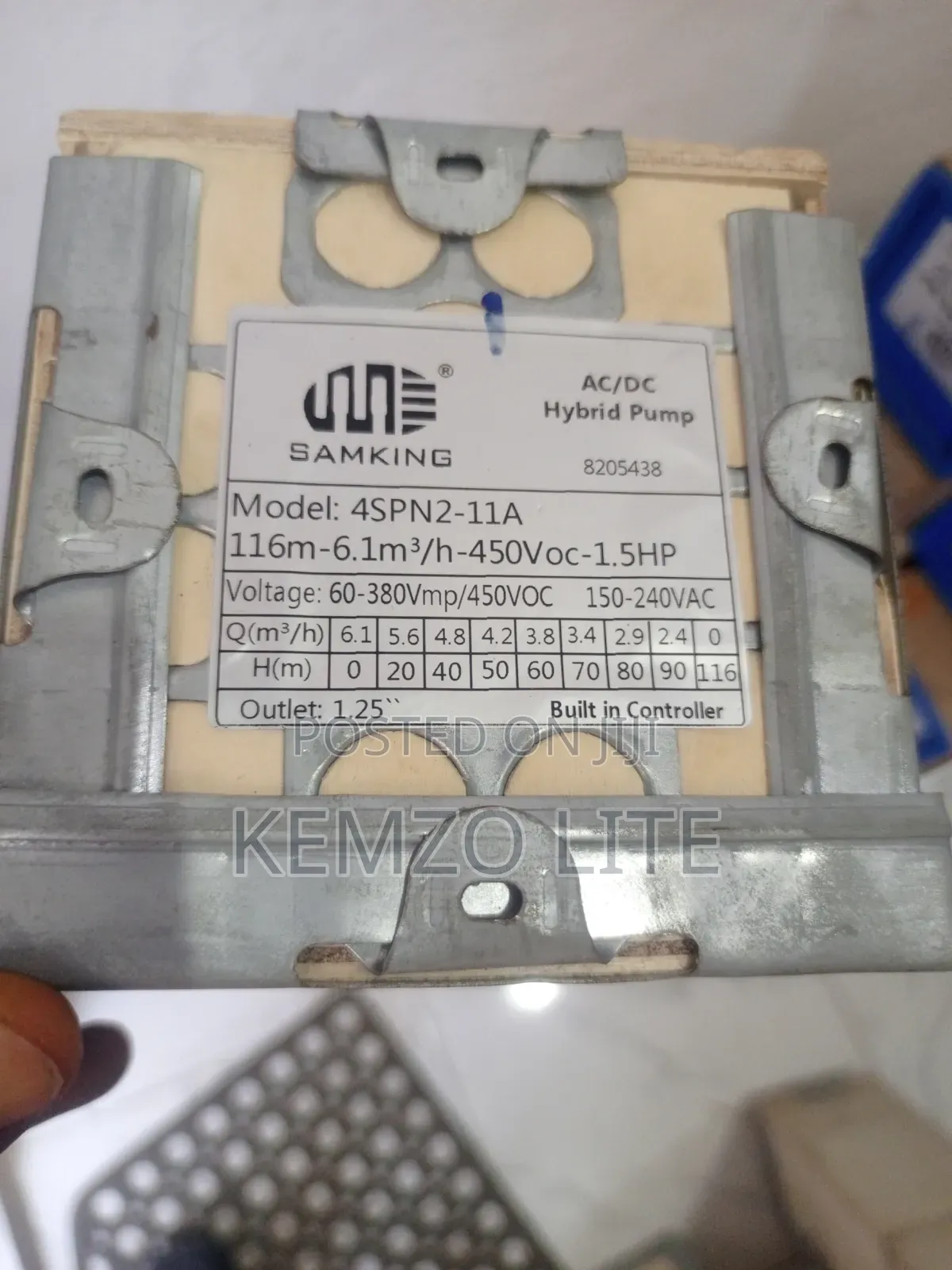 Samking Solar Pump Ac/Dc 1.5hp Stainless Impeller