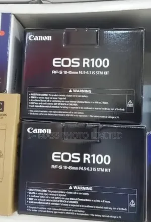Canon Eos R100 Mirrorless Camera With 18-45mm Lens