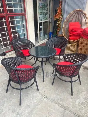 Basket Chairs and Table