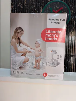 Standing Fun Shower Liberate Mom's Hands