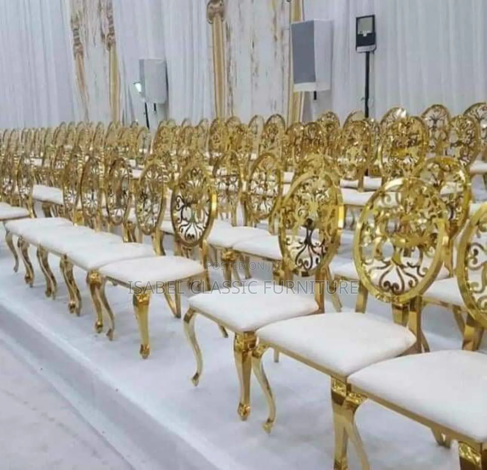Luxury Flower Vip Event Chairs Available Now