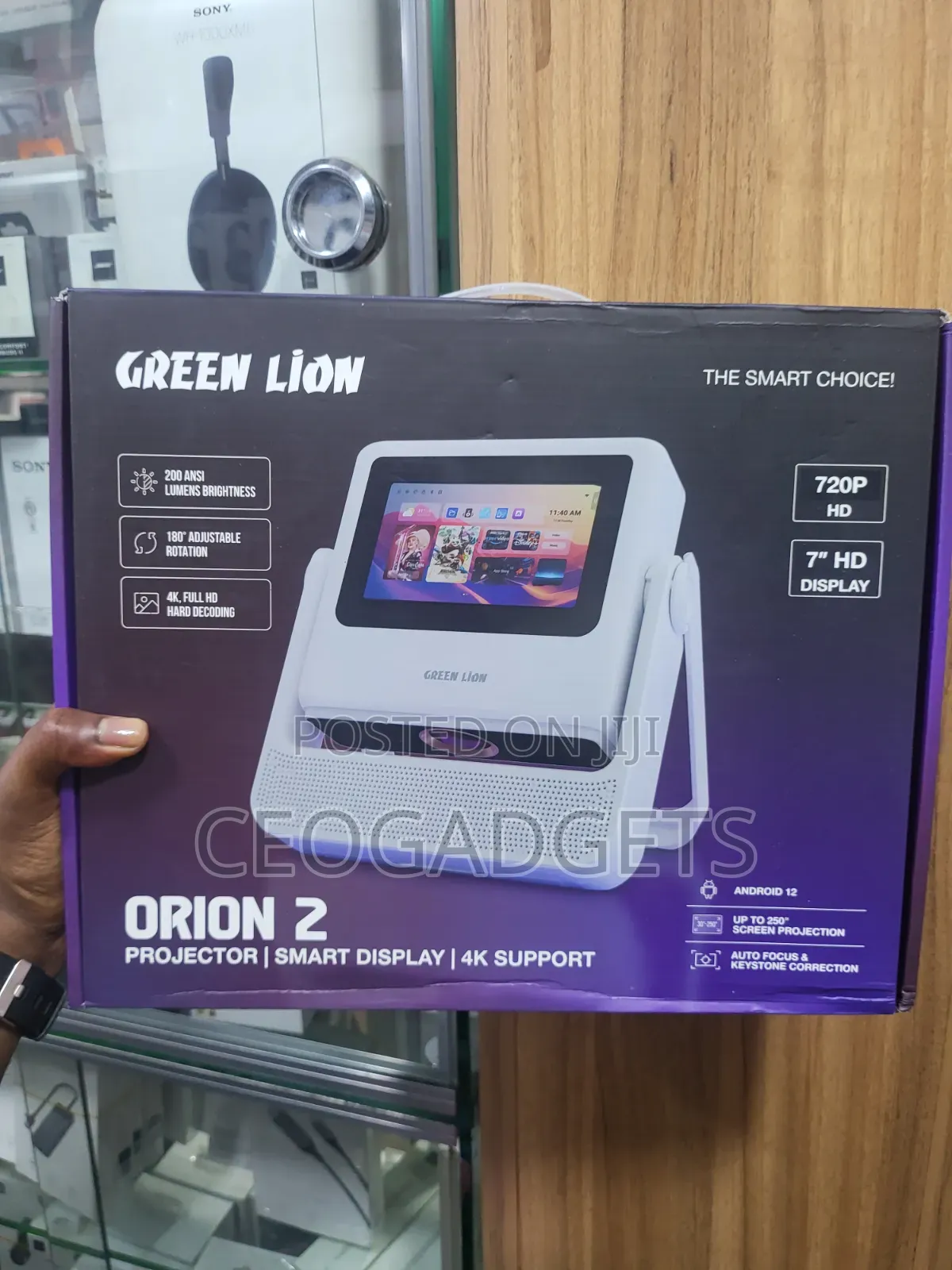 Green Lion Orion 2 Smart Projector.