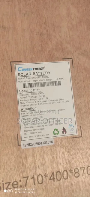 15kwh 48v Cworth Lithium Battery