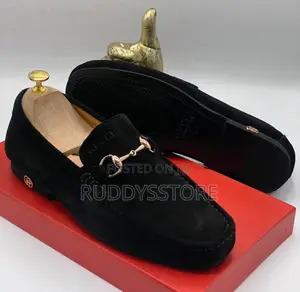 Suede Gucci-Inspired Men’S Loafers