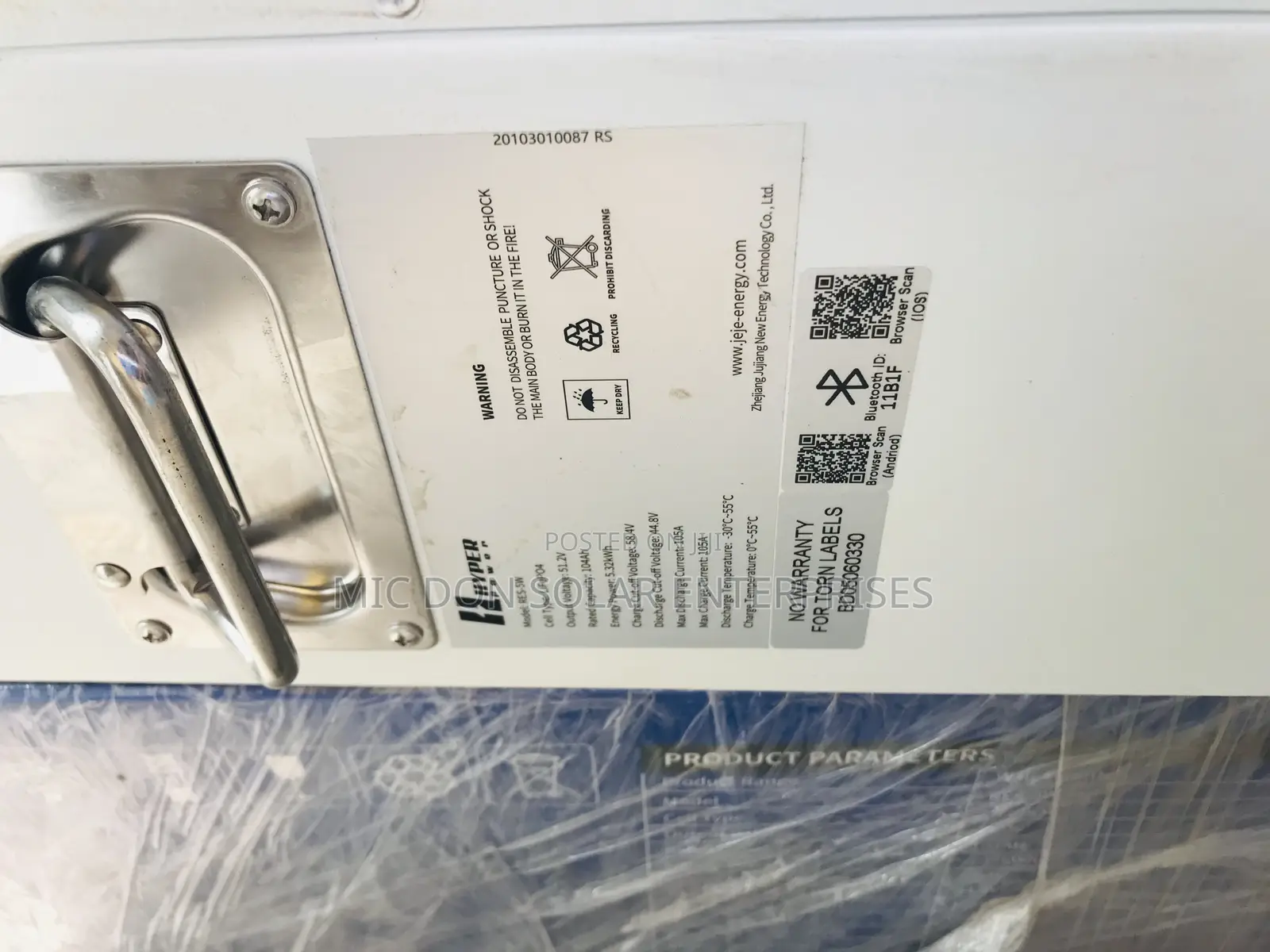 Hyperpower 5kwh Lithium Battery