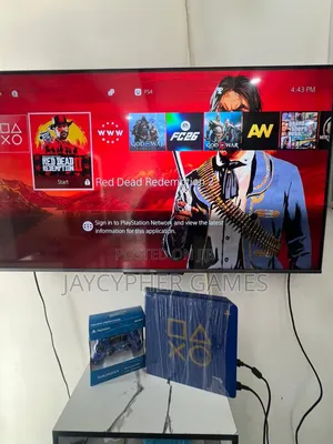 Playstation Blue Customised Ps4 Slim
