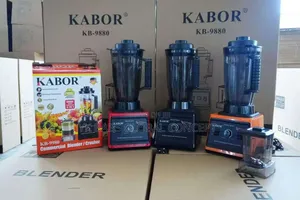 ￼
4.0l Kabor Blender, 9800watts Grinder Blender(Black and Red)