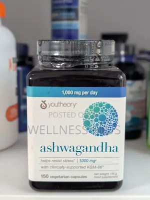 Youtheory Ashwagandha KSM-66 – Stress Relief Energy