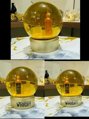 Luxury Whiskey Globe Decorative Piece