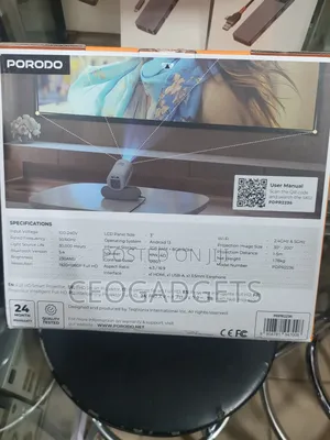 Porodo Lumacast Smart Full Hd Projector.