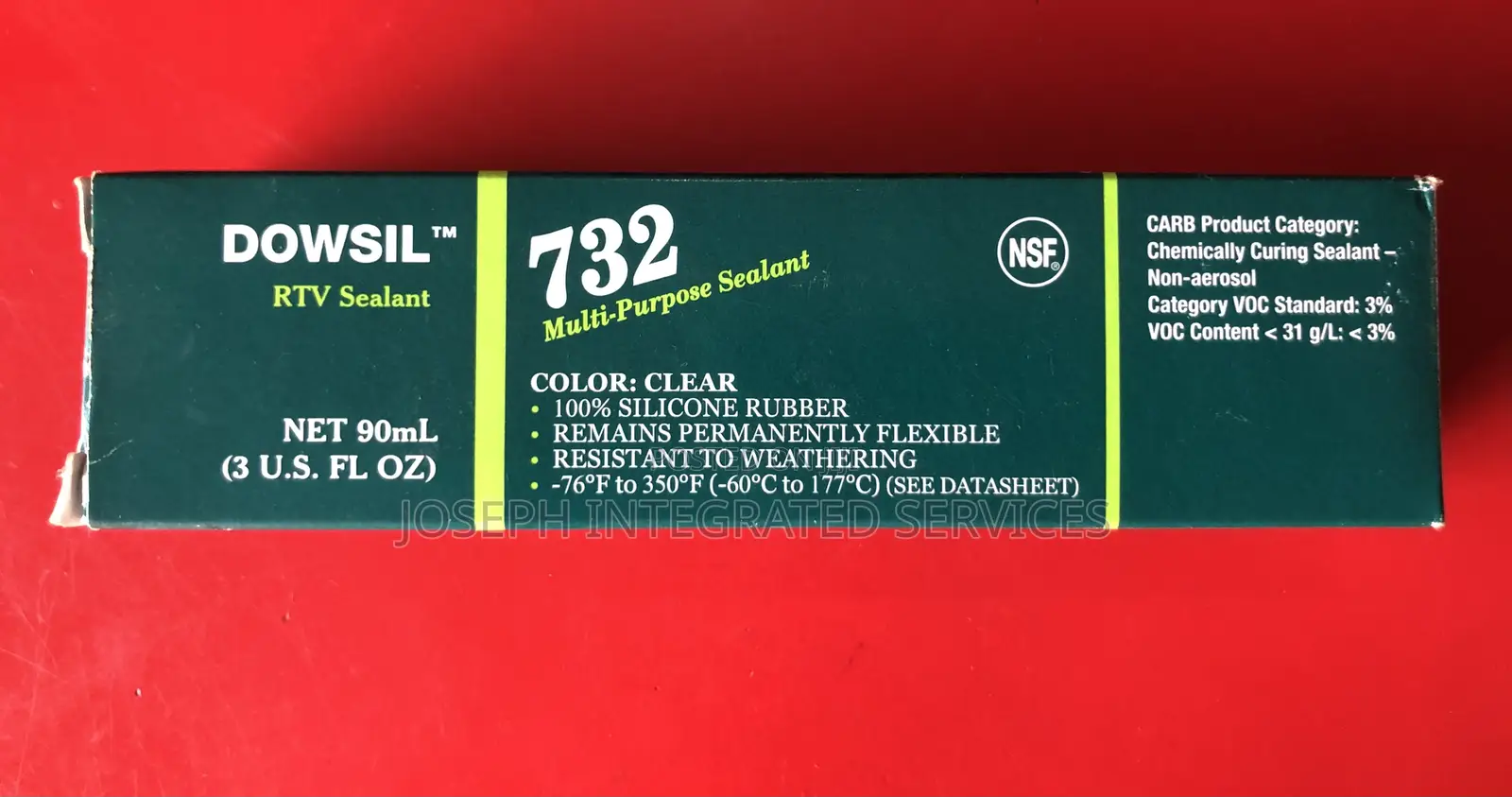 Dowsil 732 Multi-Purpose Sealant in Clear