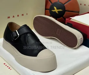 Marni Leather Strap Sneakers