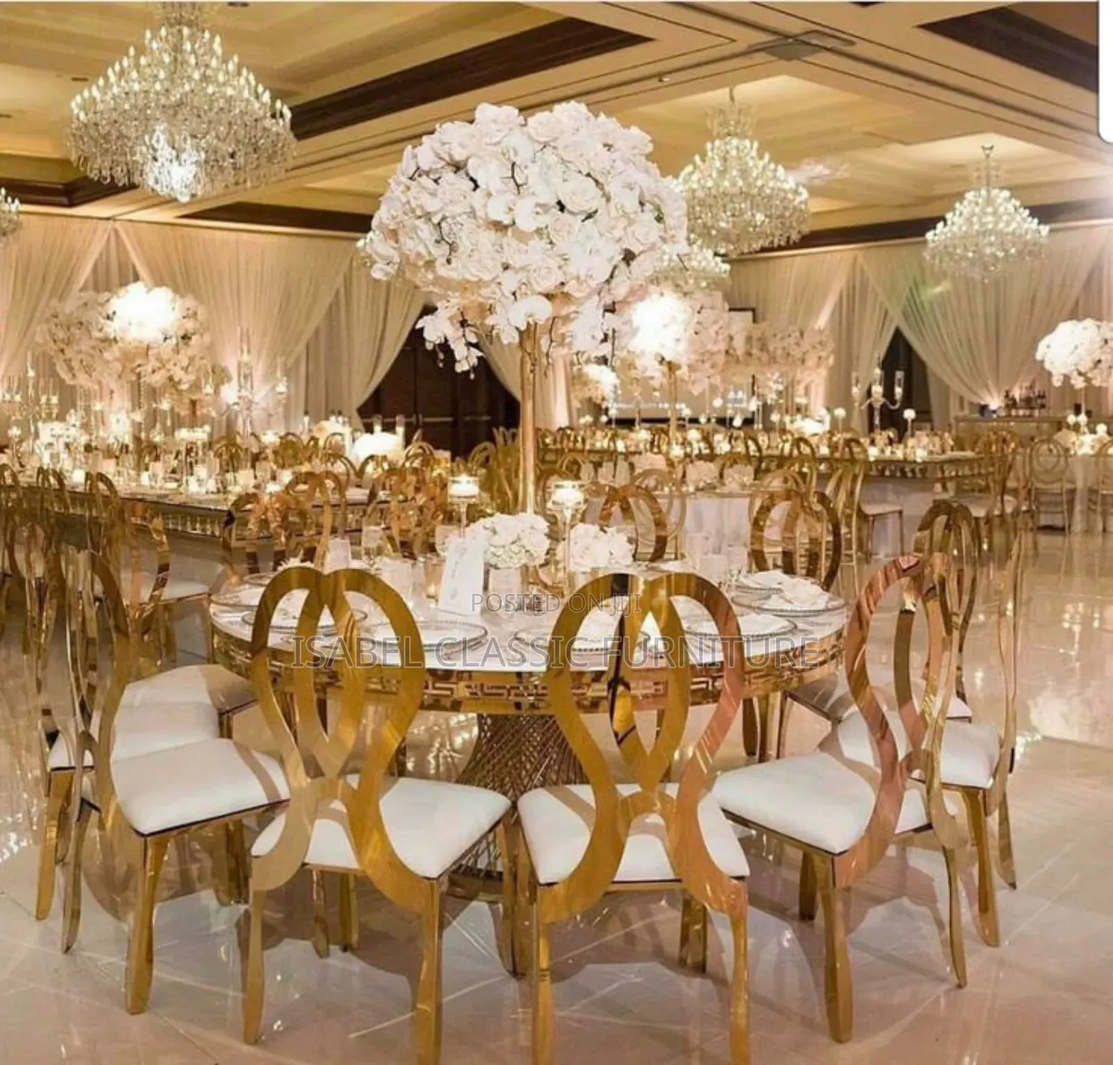 Vip Luxury 2 Face Wedding Event Chairs