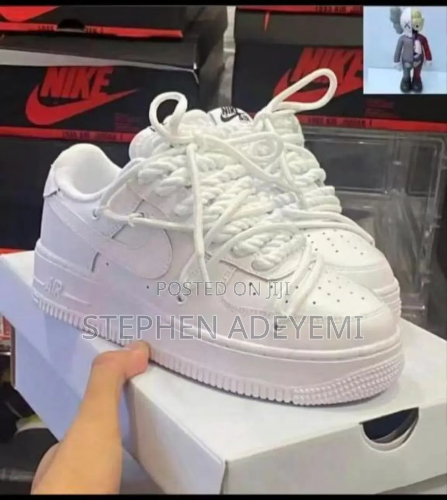 Quality White Sneakers Payment on Delivery