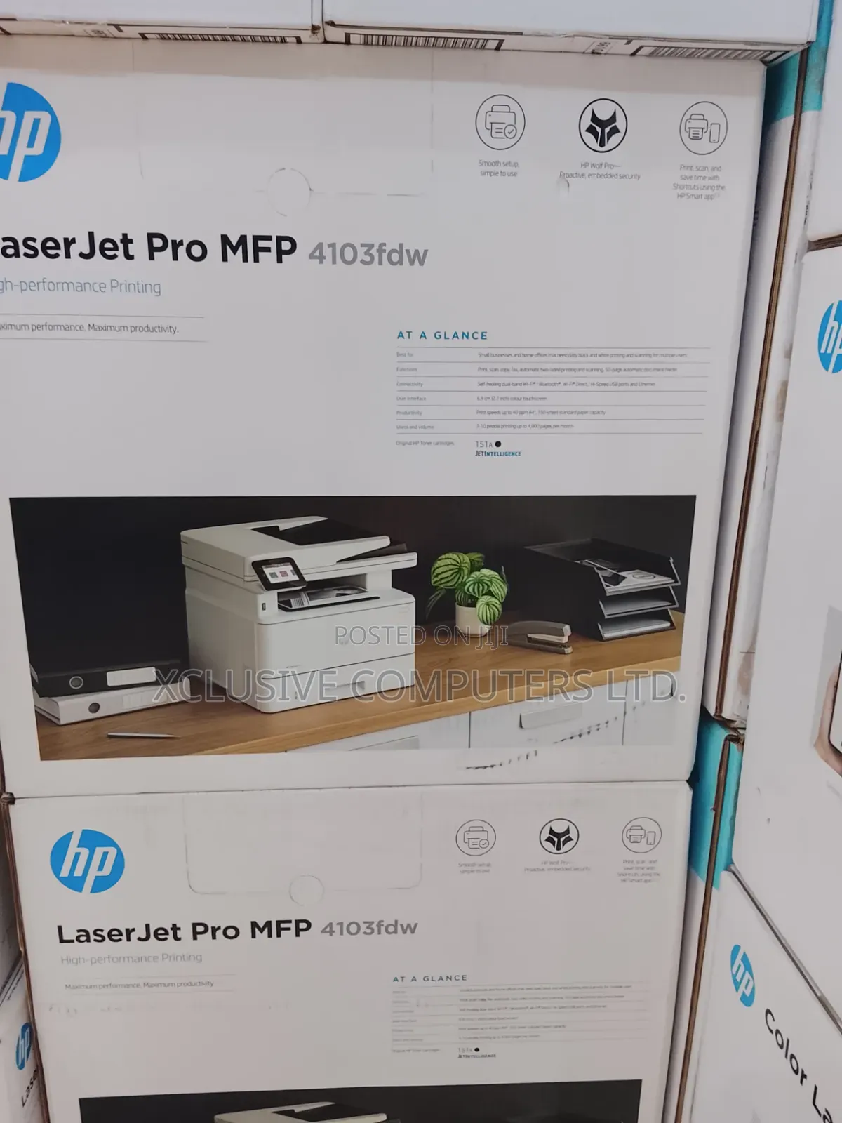 Hp Laserjet Pro MFP 4103fdw Black.