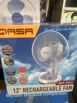 Qasa 12" Rechargeable Fan