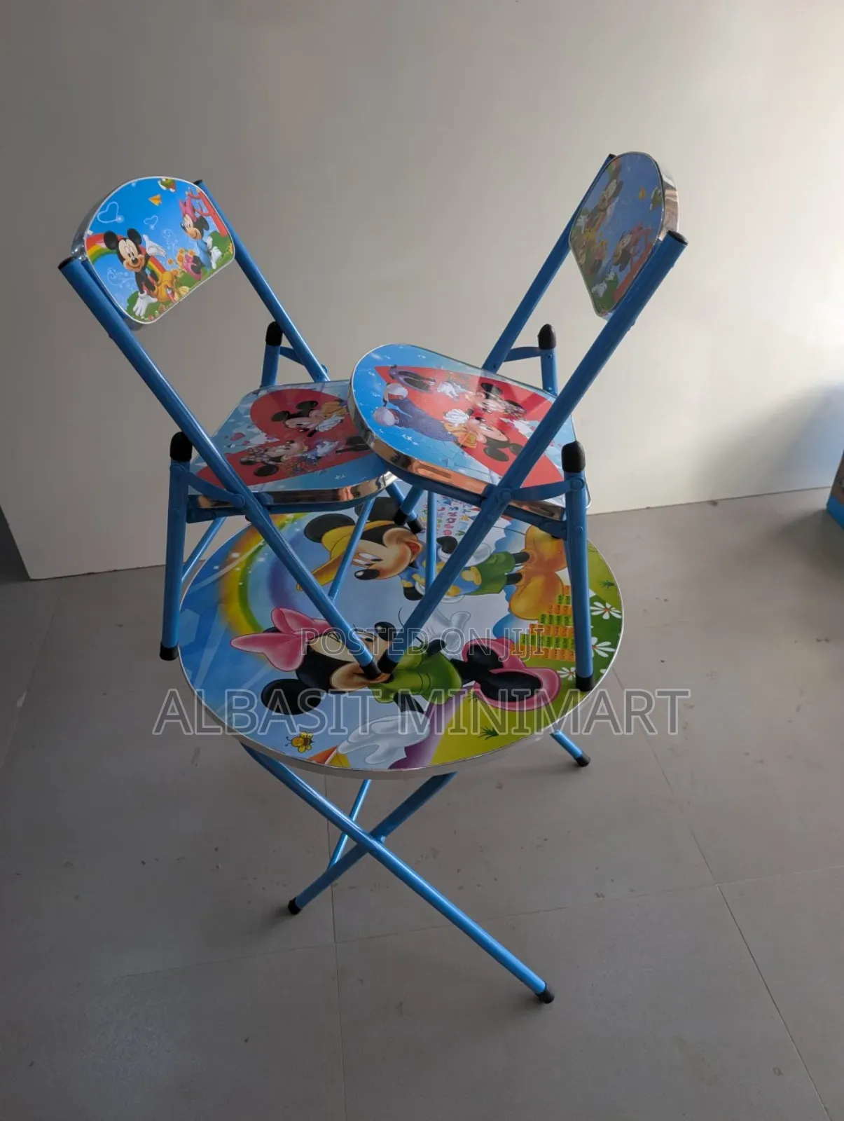 Double Foldable Table and Chair