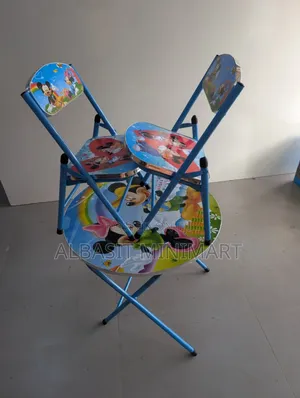 Double Foldable Table and Chair