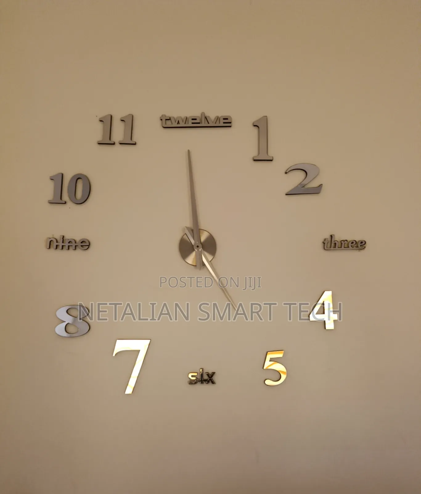 3d Acrylic Wall Clock