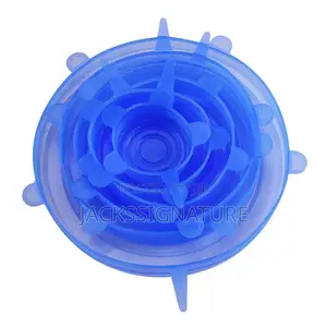 5pcs Silicone Stretch Reusable Food Covers
