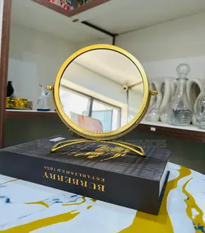 Luxury Gold Tabletop Vanity Mirror