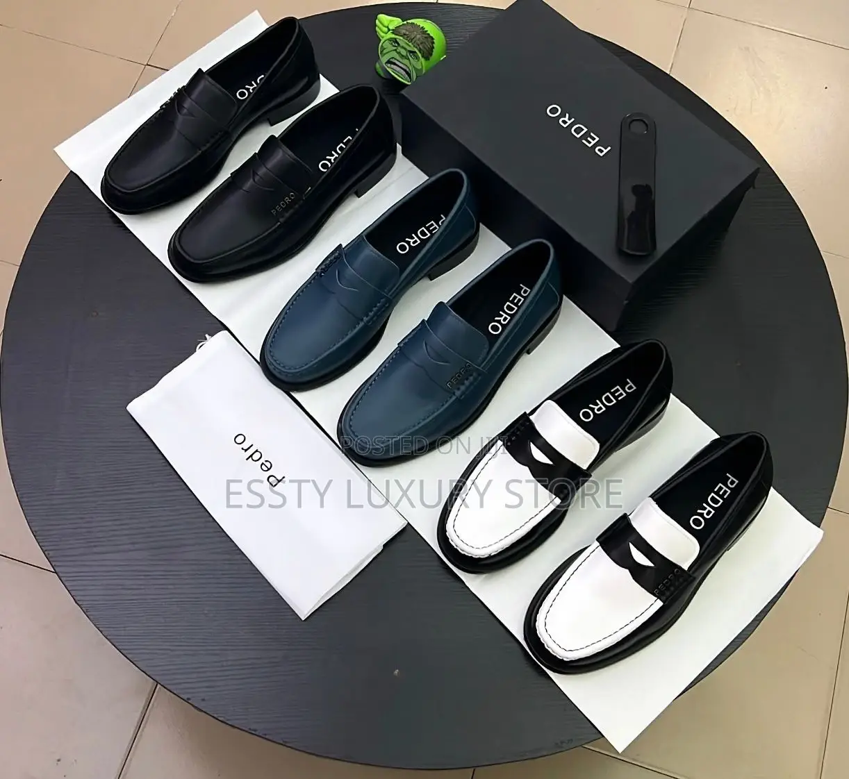 High Quality Luxury Pedro Leather Loafer
