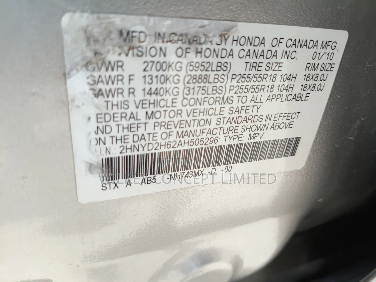 Acura MDX 2010 Silver