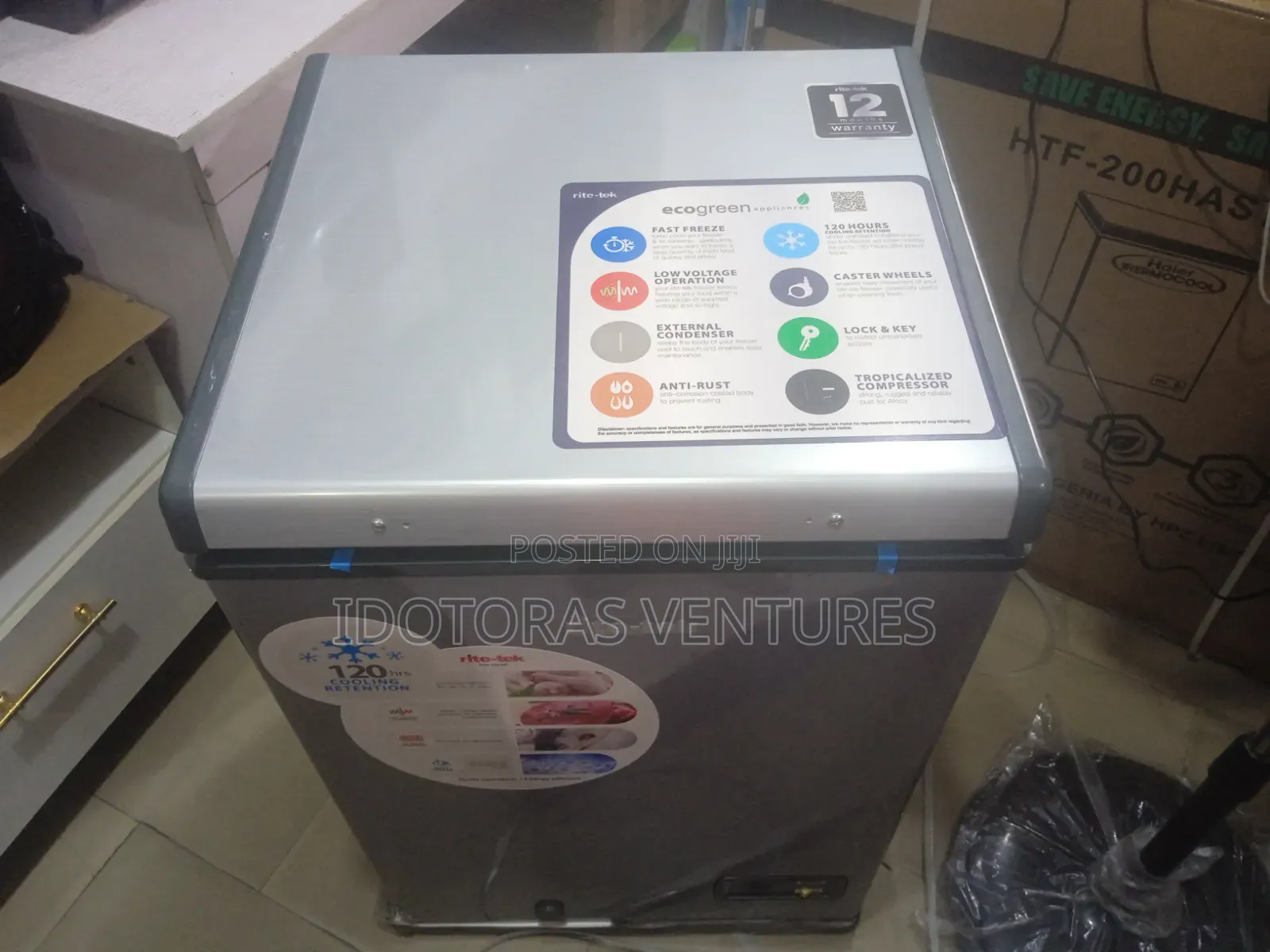 Rite-Tek Freezer 100l