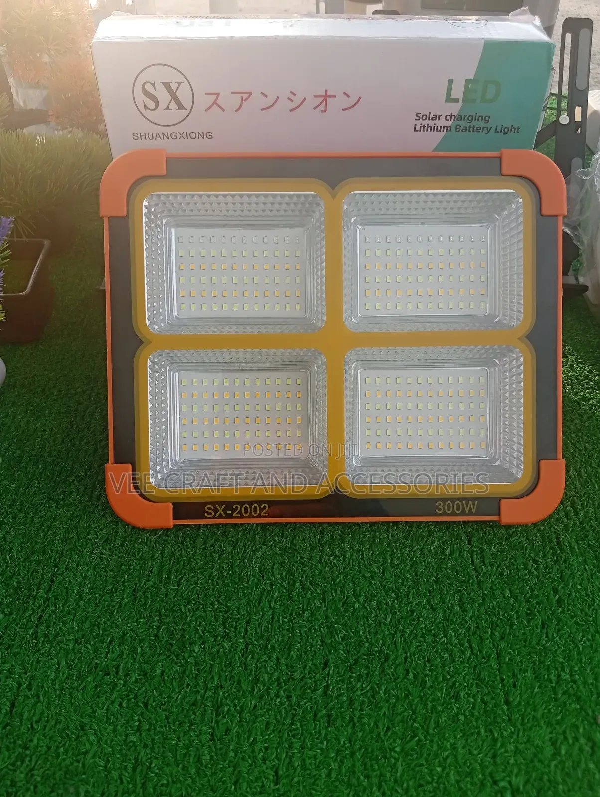Solar Led Charginf Lithium Battery Light