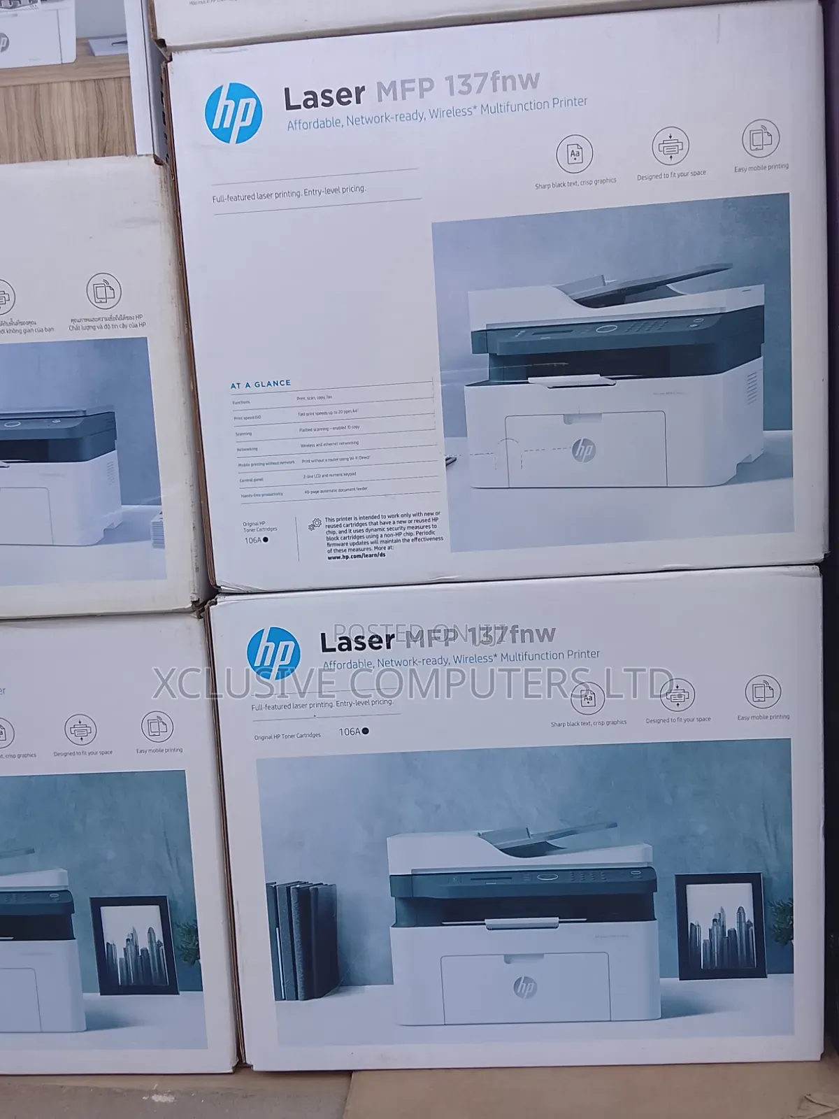 Hp Laserjet Pro MFP 137fnw Black.