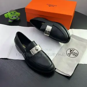Hermes Izmir Leather Cooperate Men Shoe