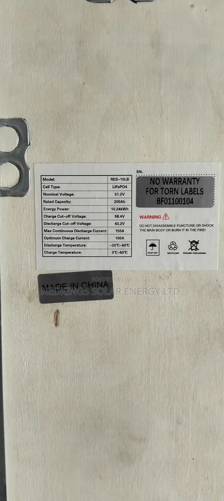 10kwh 48v Hyper Power Lithium Battery
