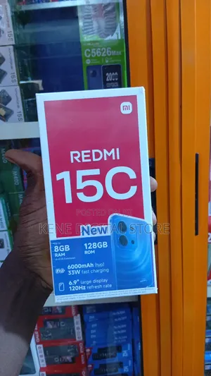 New Xiaomi Redmi 15C 4G 128 GB Black