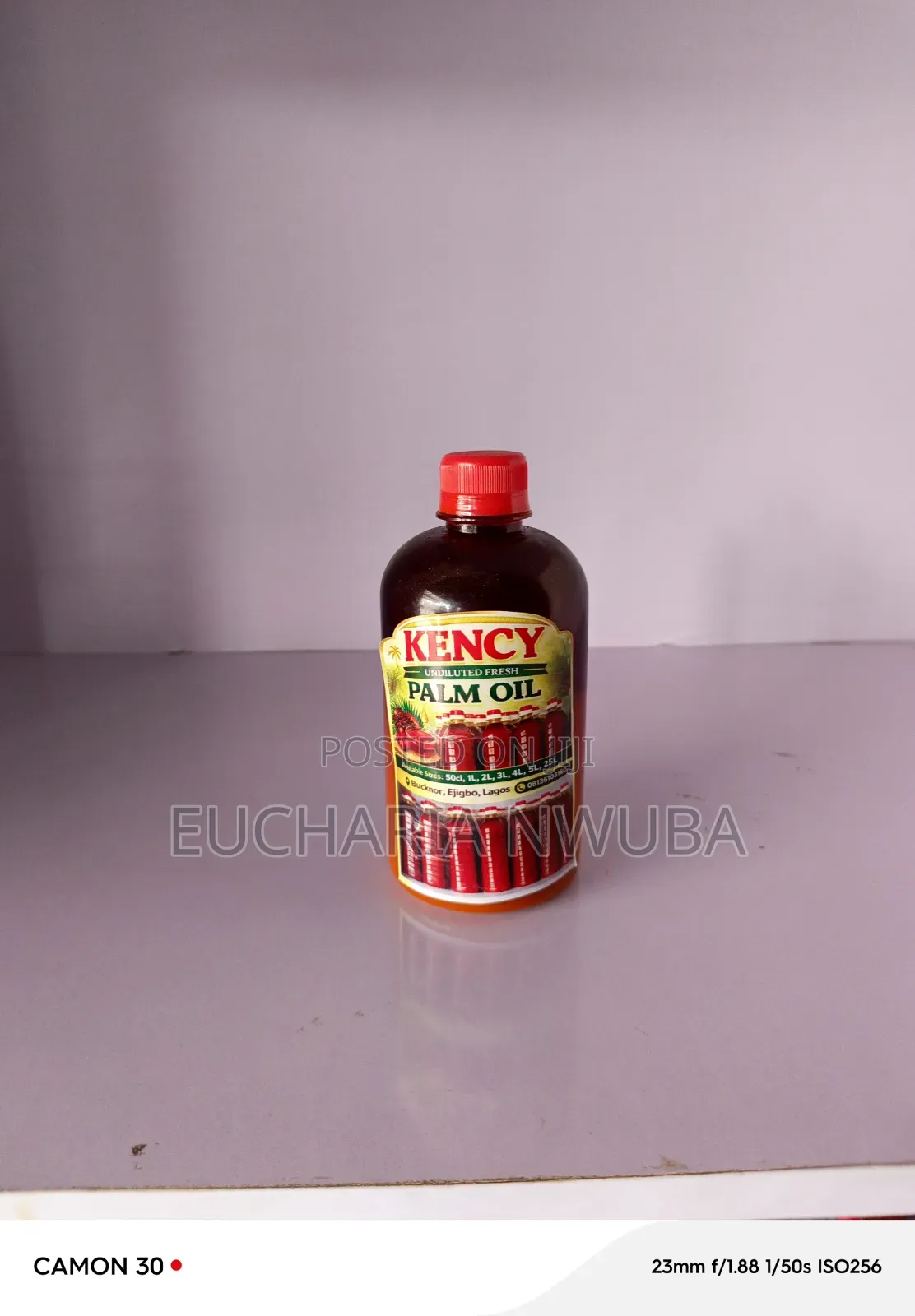 Undiluted Fresh Palm Oil