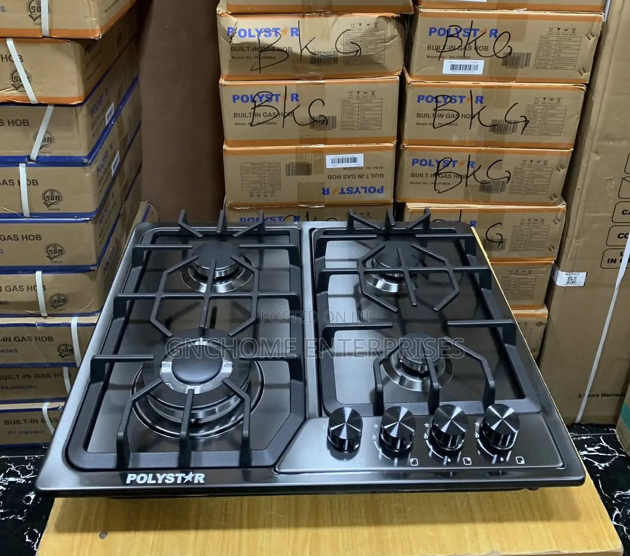 Polystar Gas Cooker 60/50cm Inbuilt